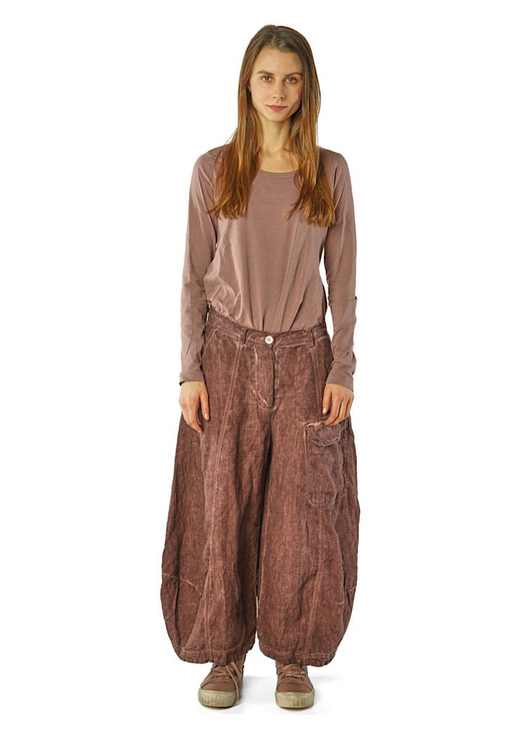 WINTER LINEN BALLOON TROUSER *PARK CLOUD* (Shown in CRY CLOUD)