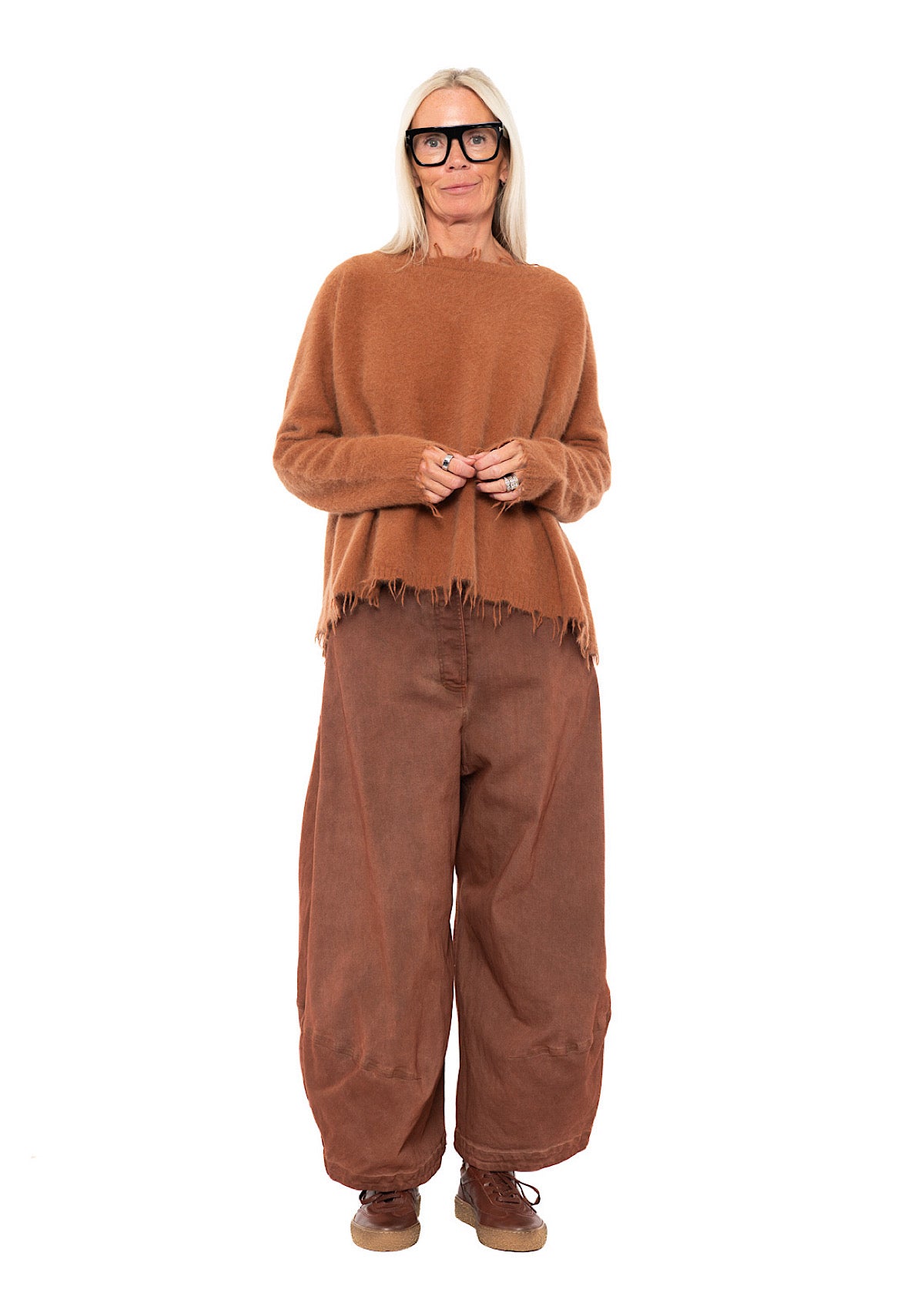 SIGNATURE BALLOON DENIM TROUSER