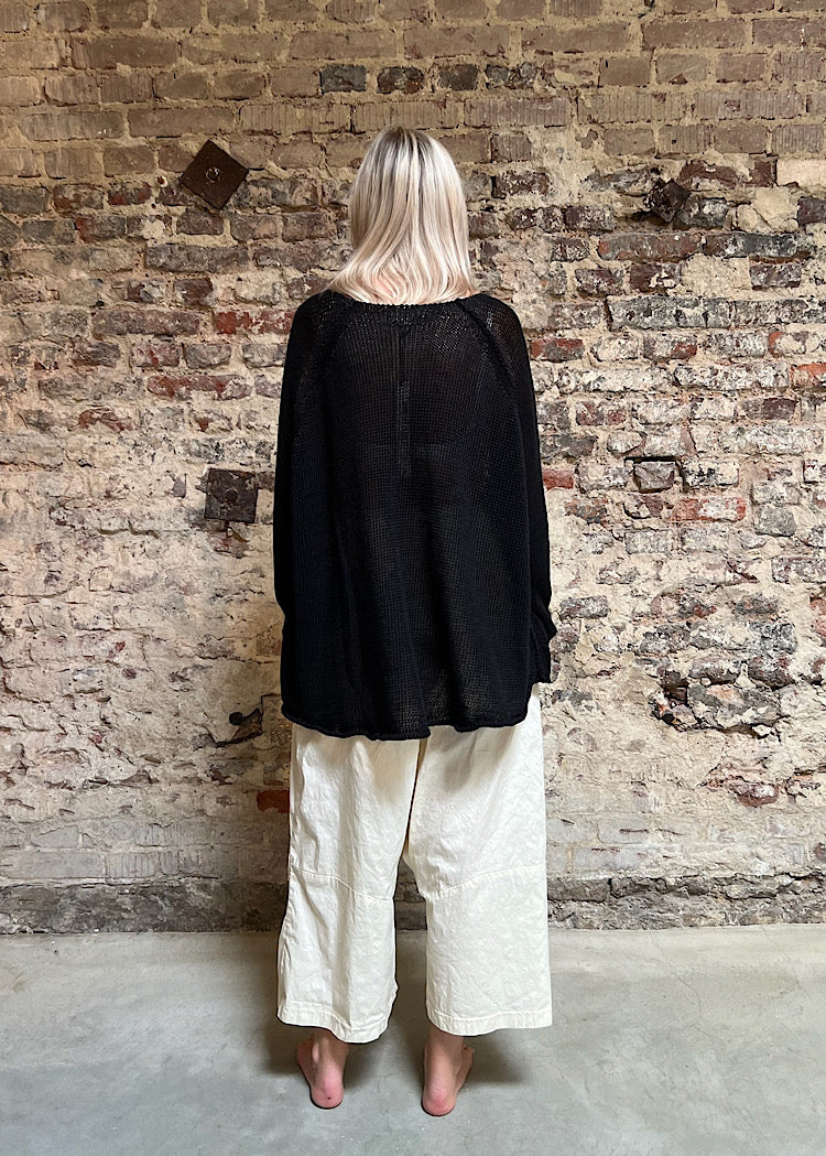 RUNDHOLZ MAINLINE PULLOVER *DUST* (Shown in BLACK)