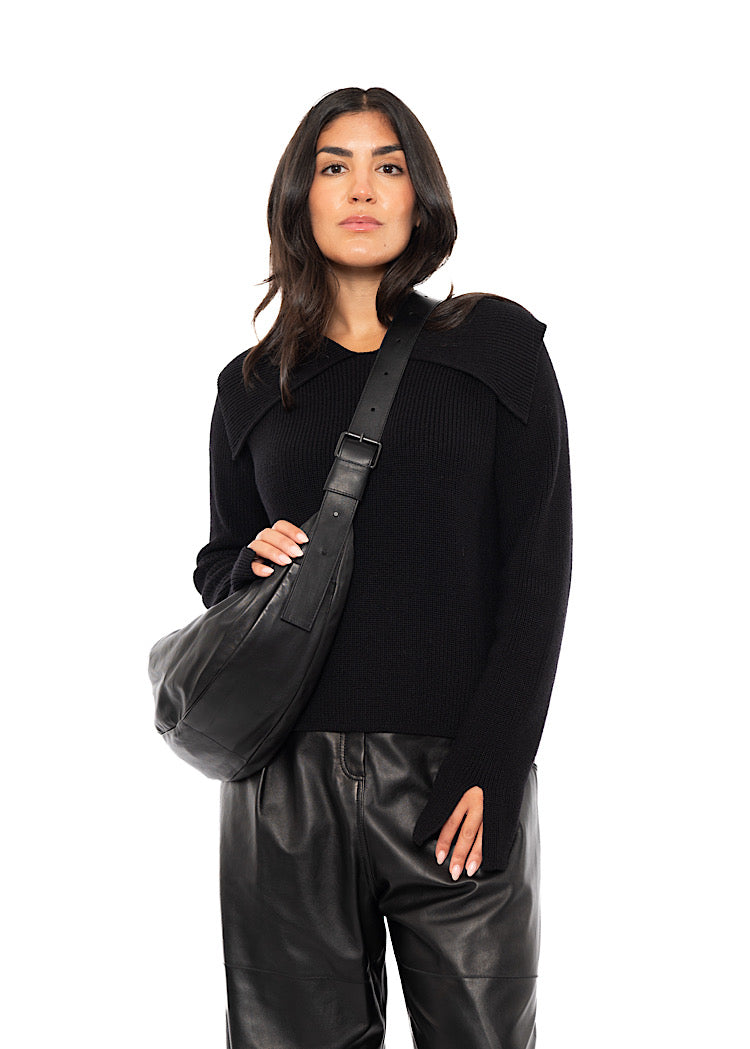 CROSSBODY LEATHER BAG