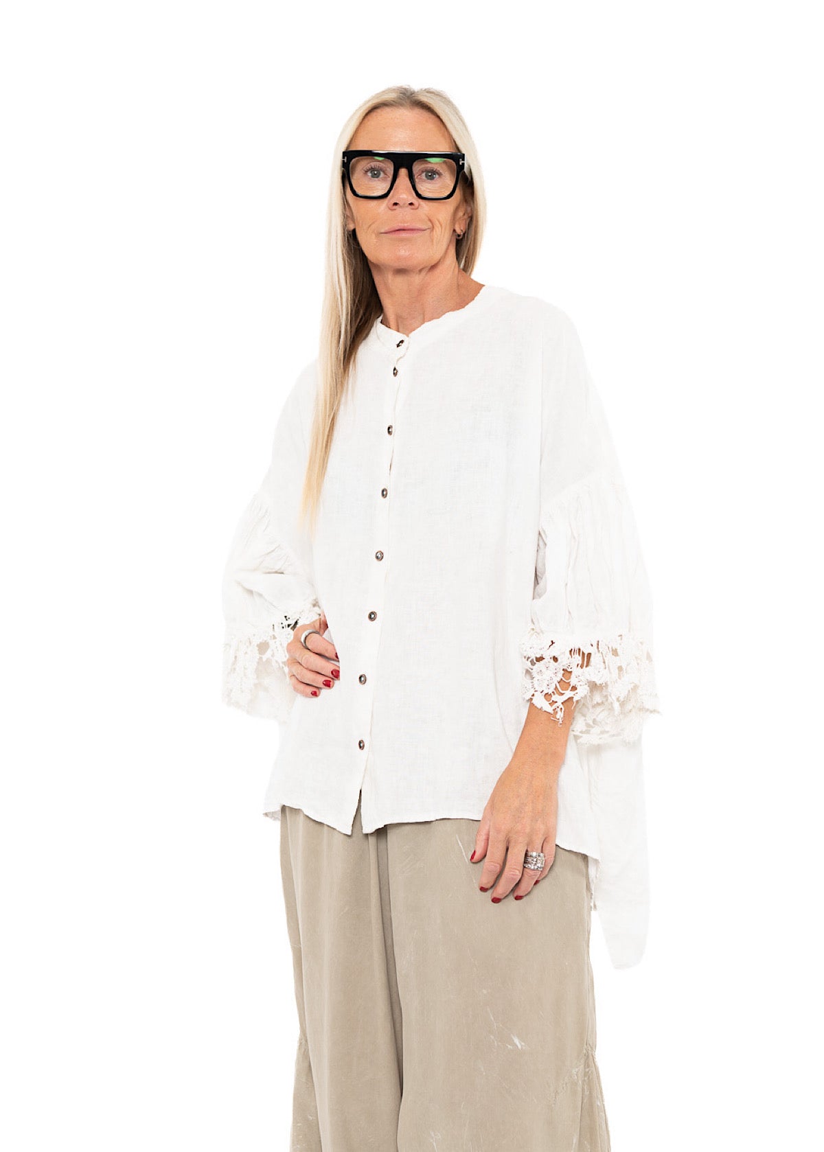 RUNDHOLZ DIP BLOUSE