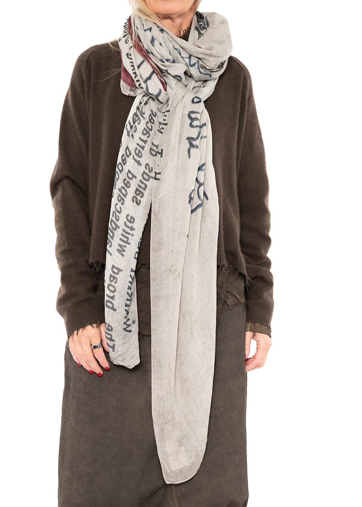 RUNDHOLZ DIP SCARF (BACKSIDE PRINT)