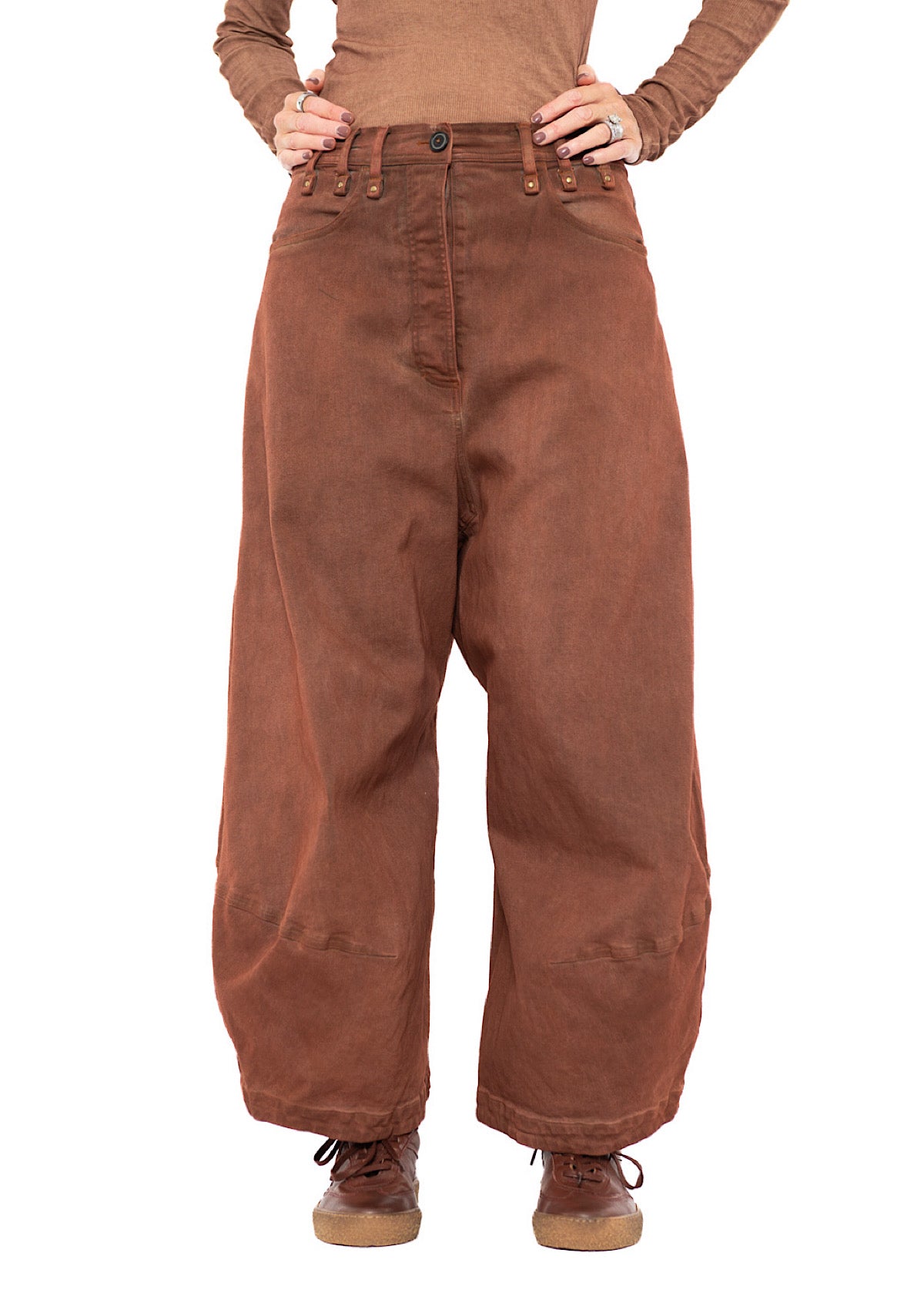 SIGNATURE BALLOON DENIM TROUSER