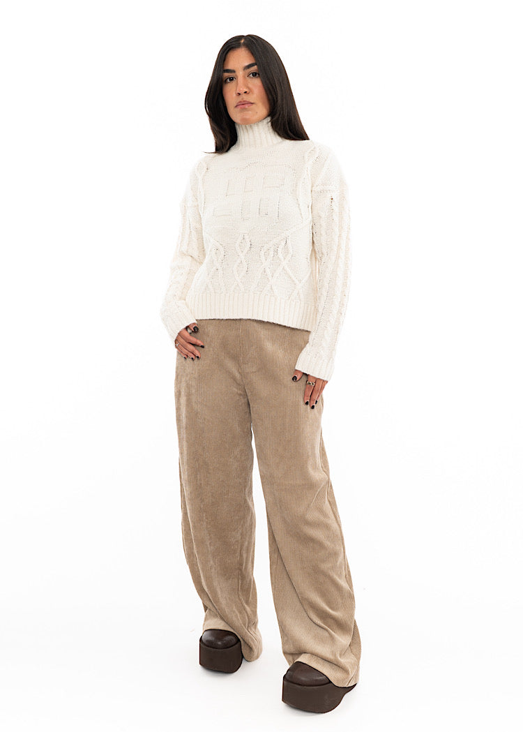 MUNTHE LOGANBERRY KNITTED PULLOVER