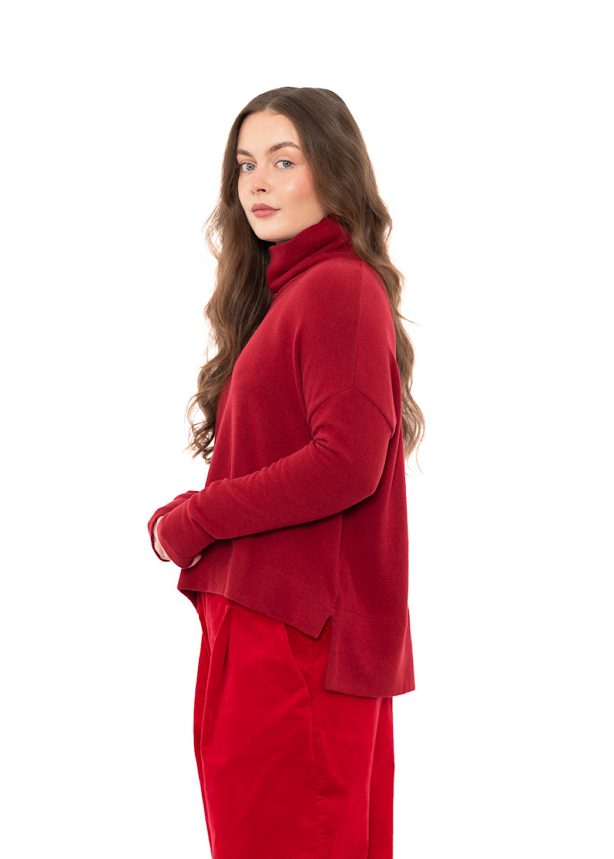 SIGNATURE COTTON-FLEECE MOYET PULLOVER