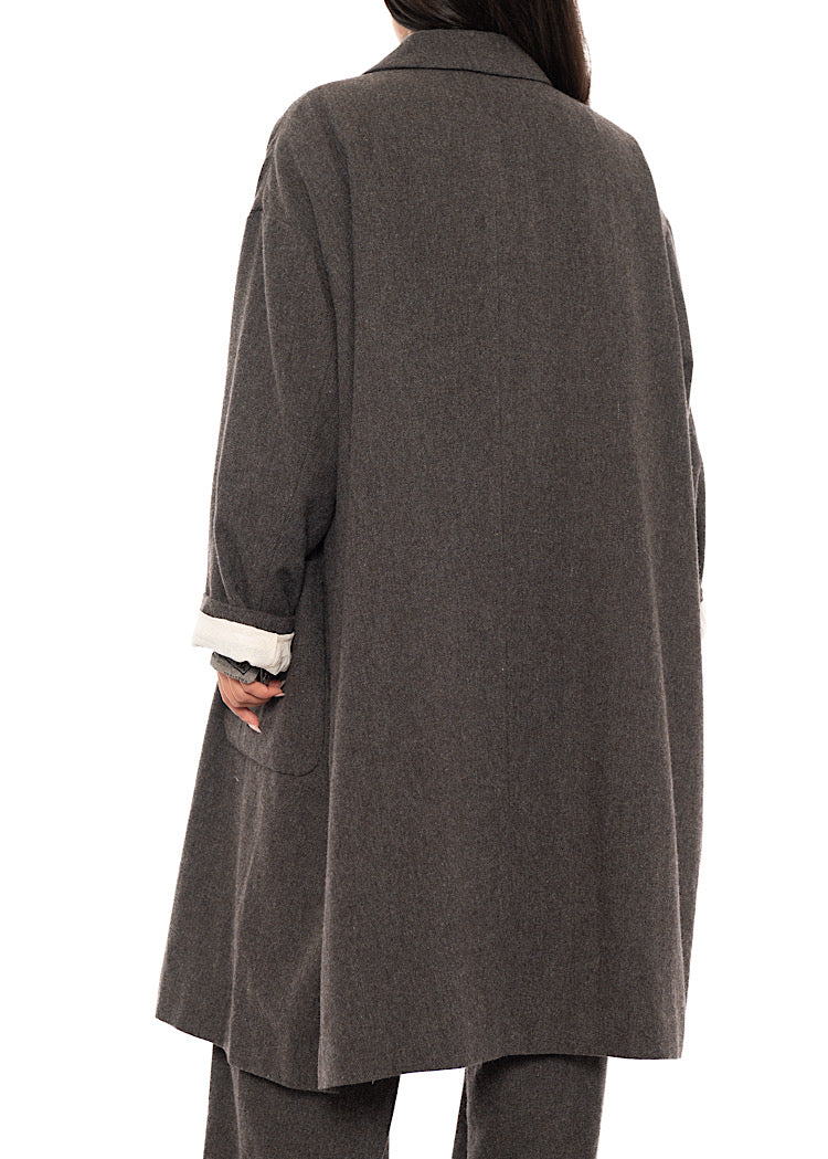 OVERSIZED TWEED COAT