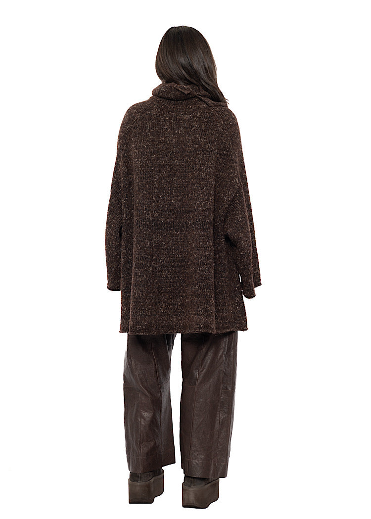 RELAXED MARLED KNIT TUNIC