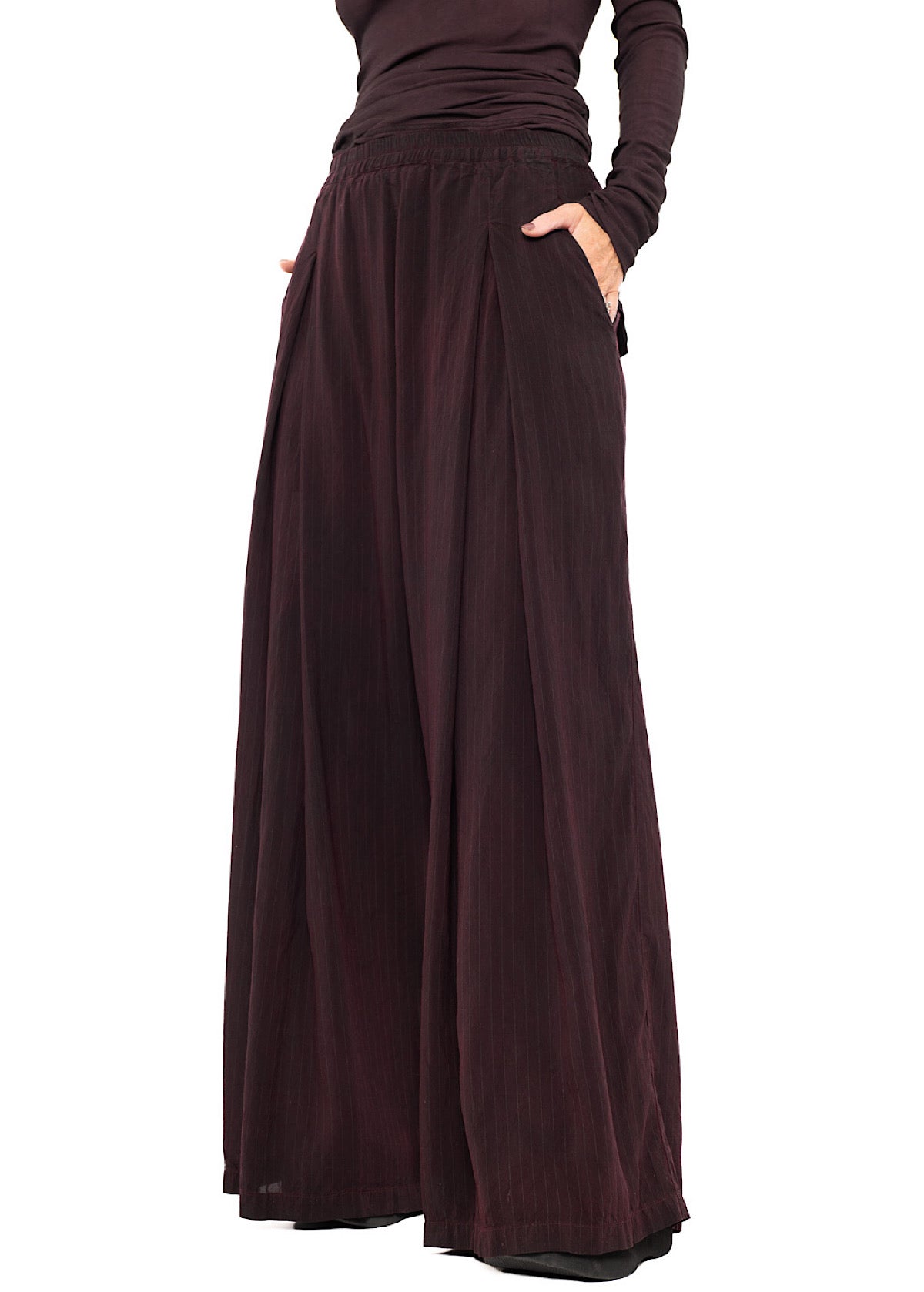 FLUID PINSTRIPE PALAZZO TROUSER