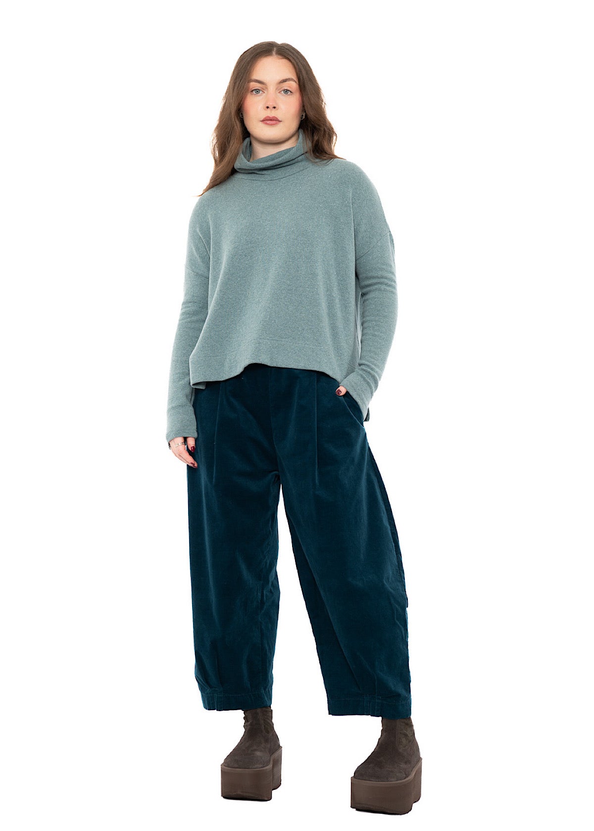 SIGNATURE COTTON-FLEECE MOYET PULLOVER