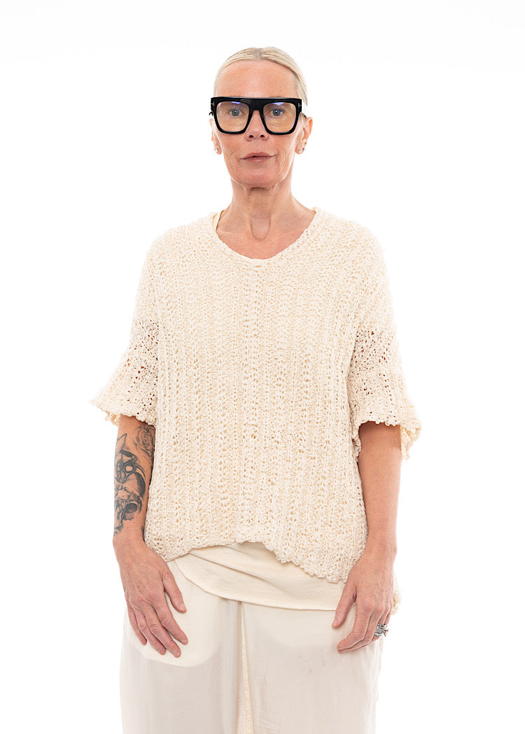 RUNDHOLZ DIP KNITTED PULLOVER