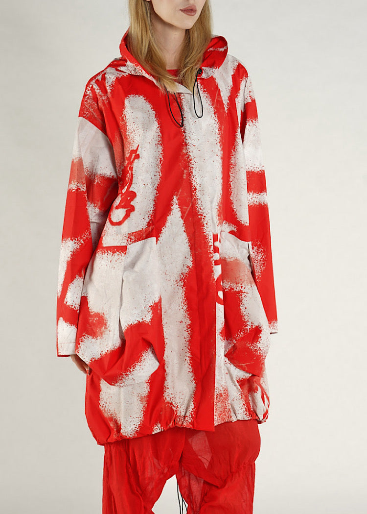 PRE-ORDER RUNDHOLZ MAINLINE COAT *BLACK PRINT* (Shown in KETCHUP PRINT)