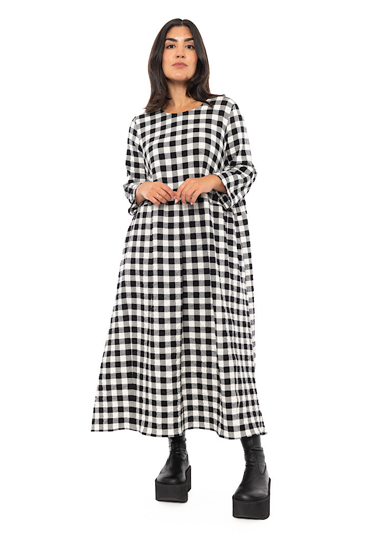 CHECKED REISHI DRESS