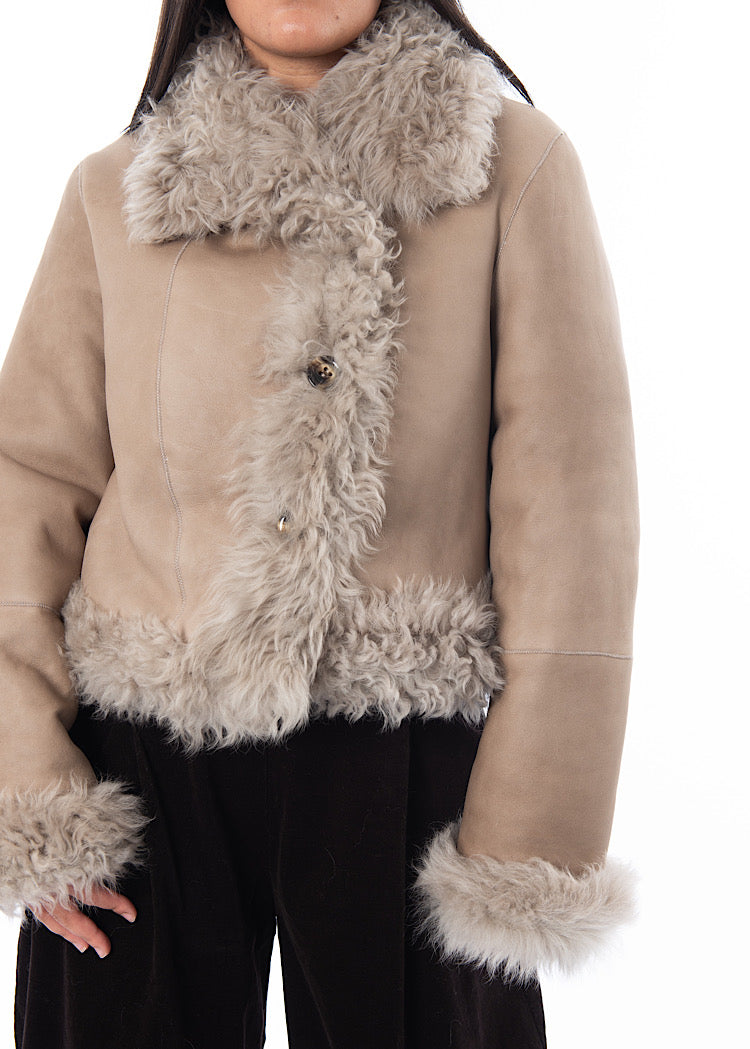 DOM GOOR SHEARLING JACKET