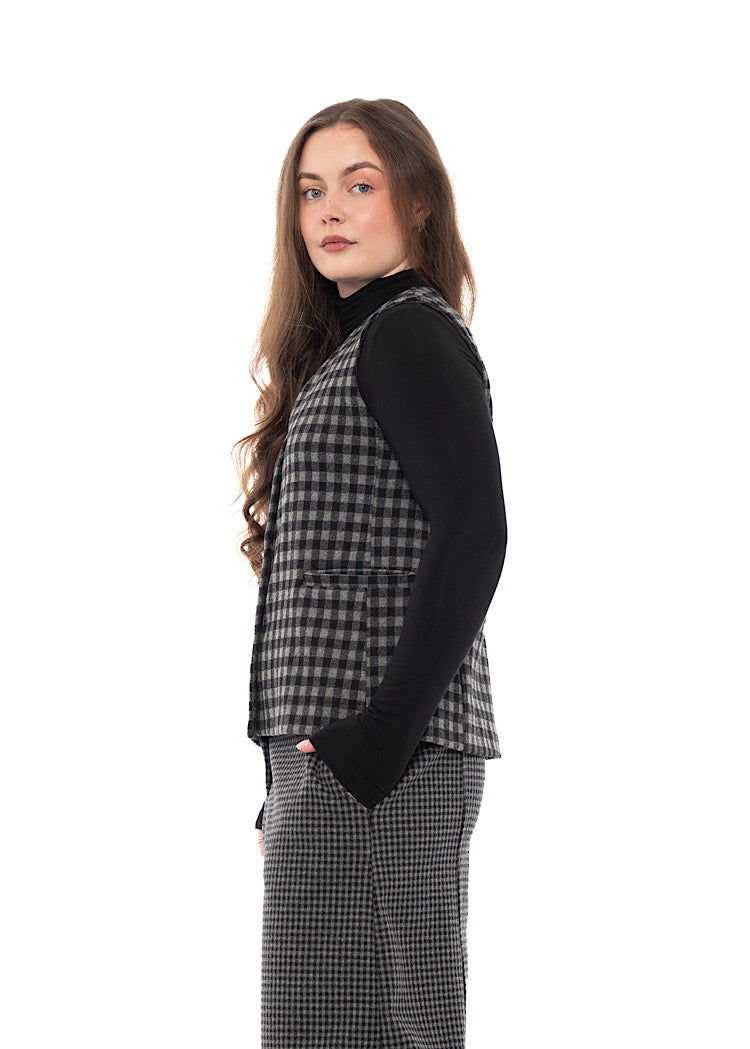 CHECKED GENNY WAISTCOAT