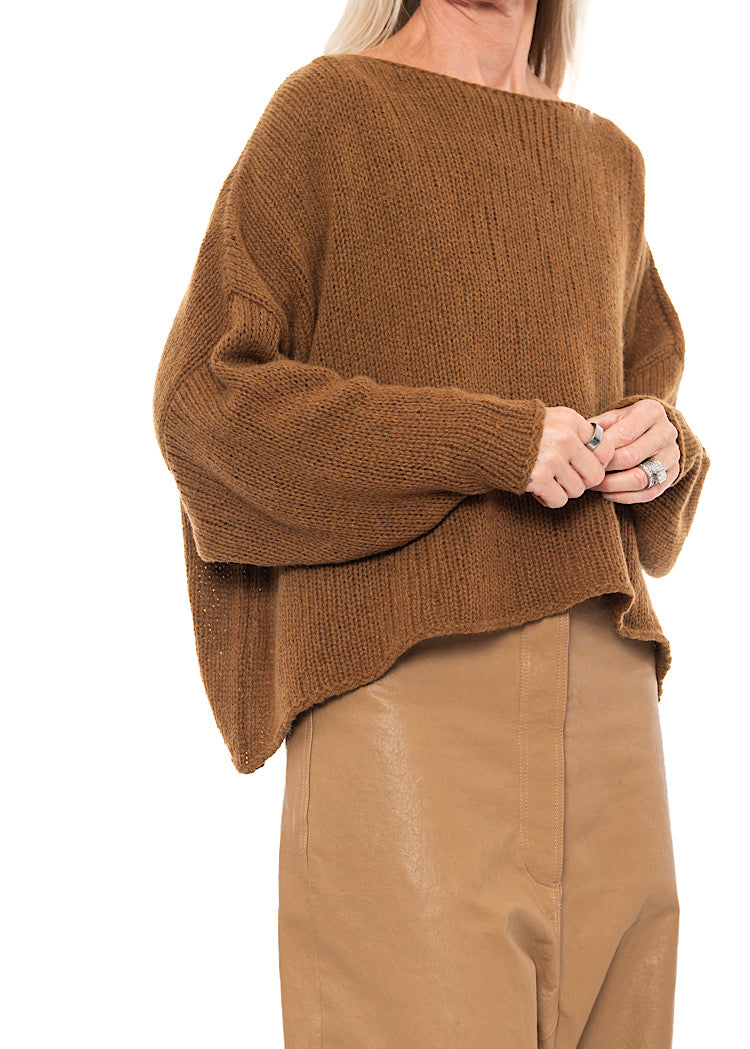 RELAXED SWING KNIT PULLOVER