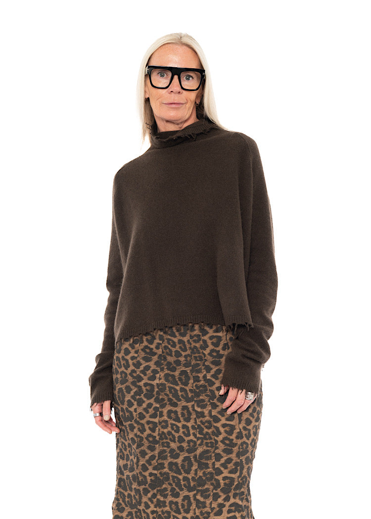 SIGNATURE MERINO RACCOON KNIT