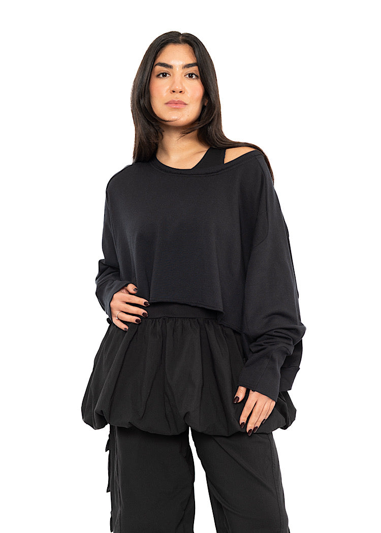 PLU CROPPED PULLOVER