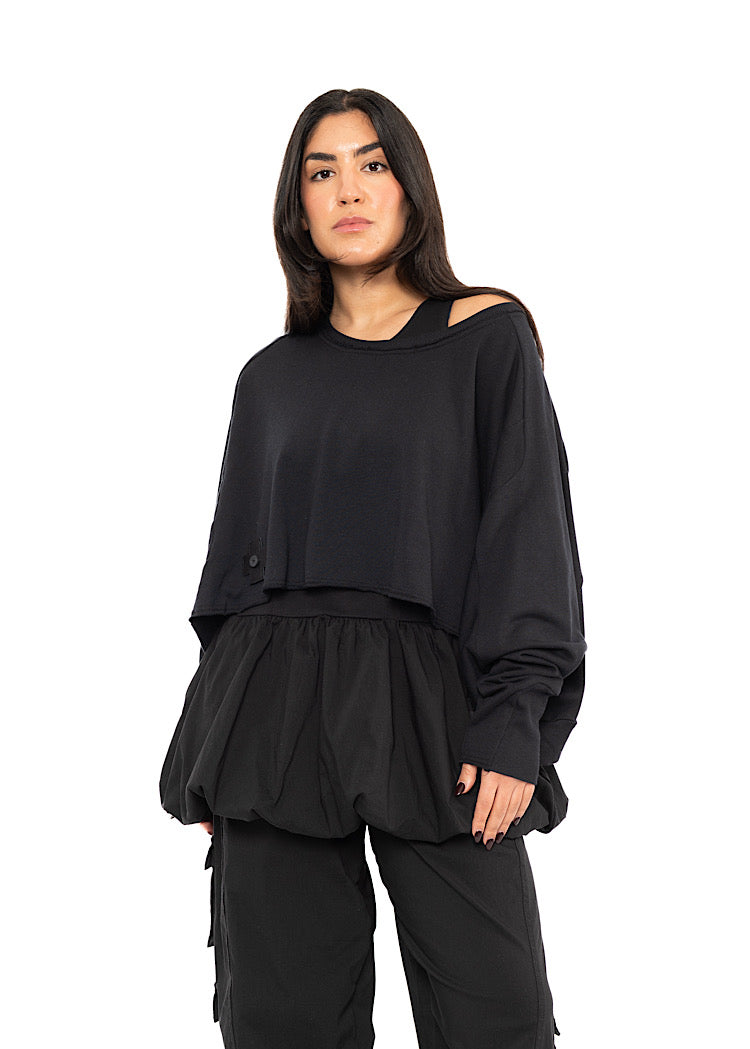 PLU CROPPED PULLOVER
