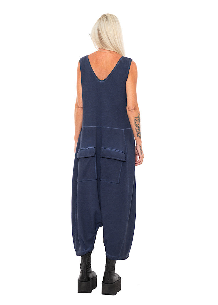 REVERSIBLE DROP-CROTCH OVERALL