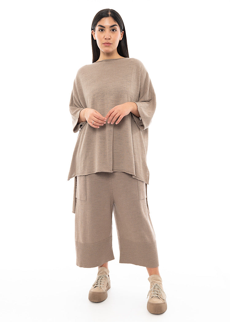 SORT AARHUS ELSA KNITTED TUNIC