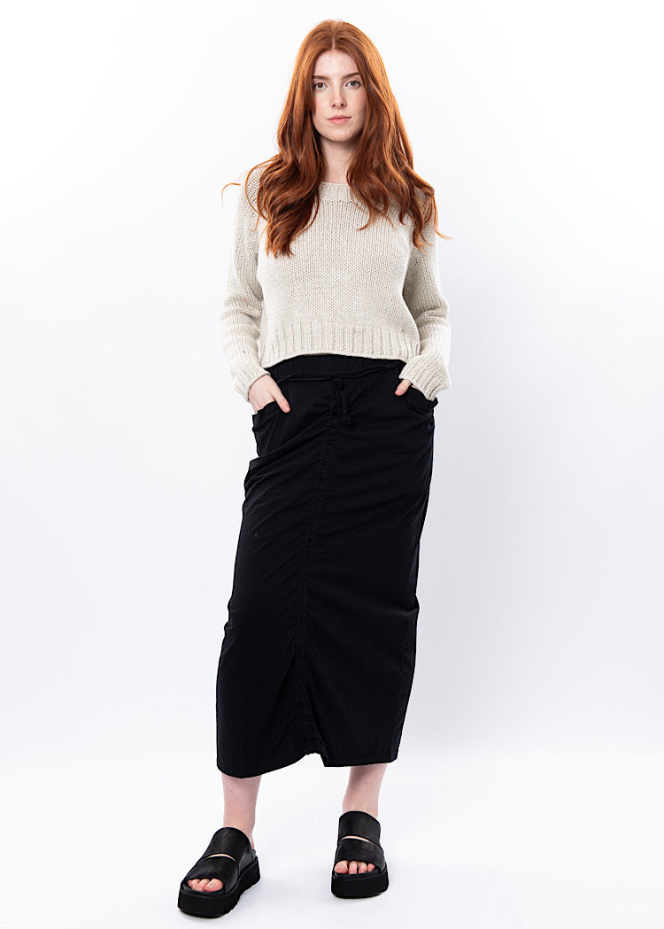 SORT AARHUS CROPPED KNIT