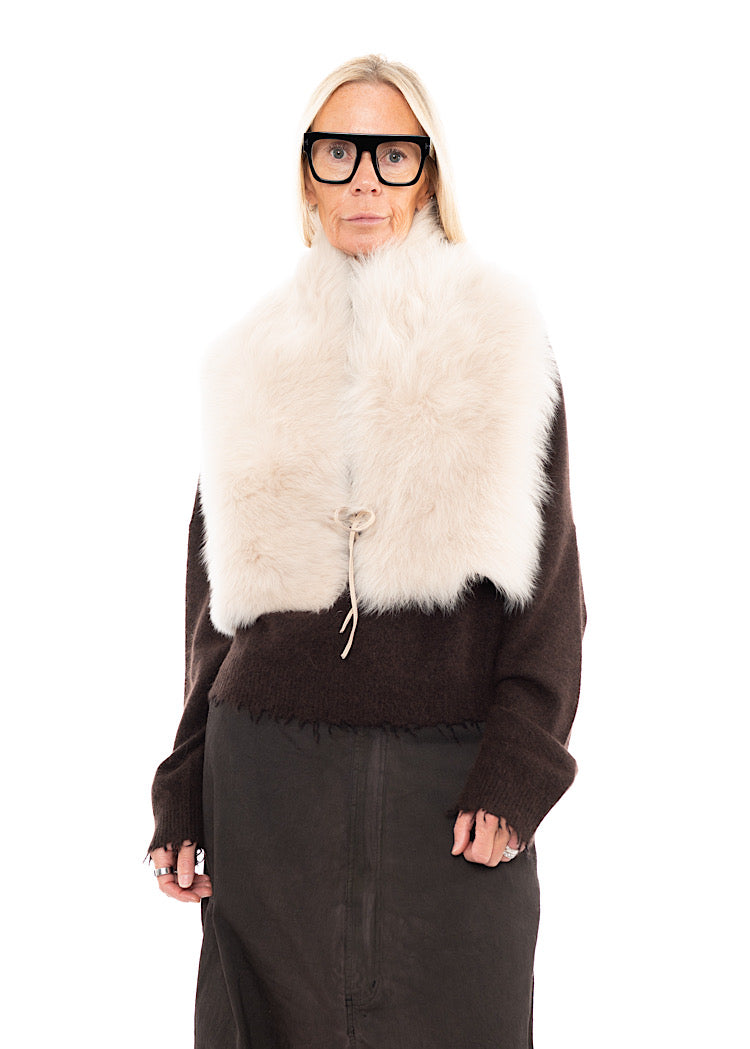 DOM GOOR FUR SCARF