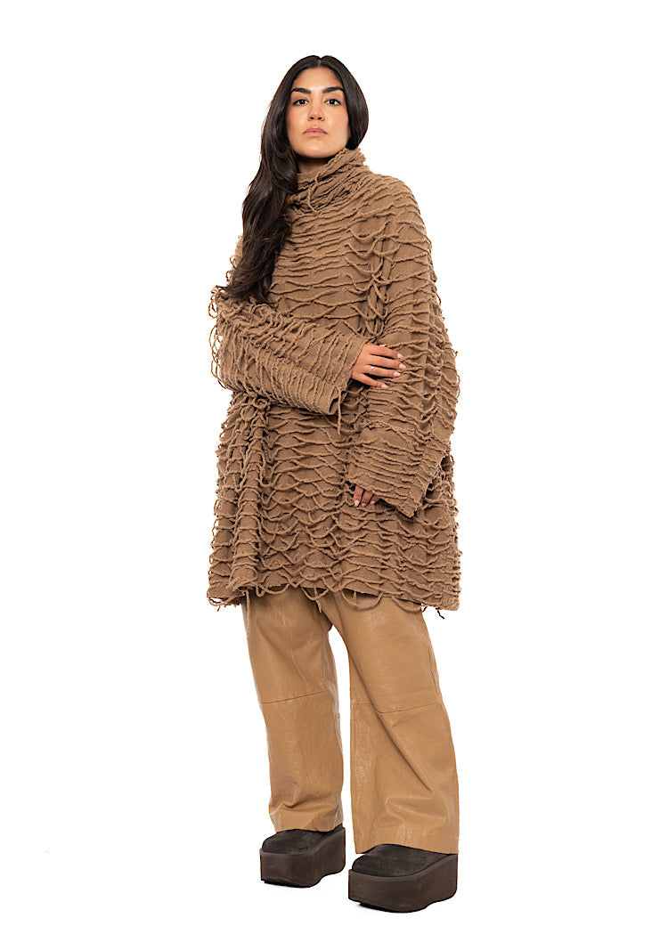 DECONSTRUCTED KNIT TUNIC