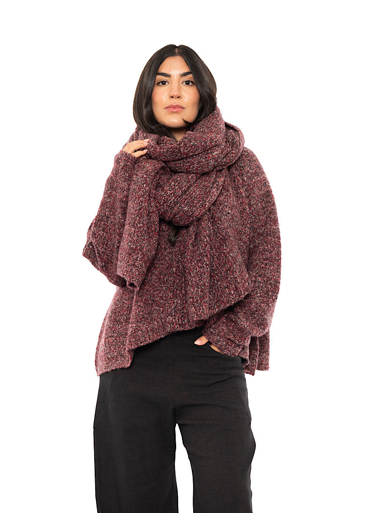 MÉLANGE KNITTED SCARF