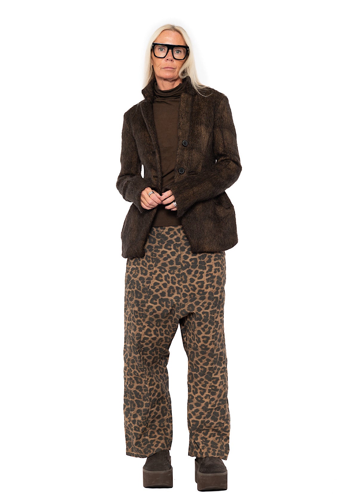 SCULPTED LONG-HAIR WOOL JACKET