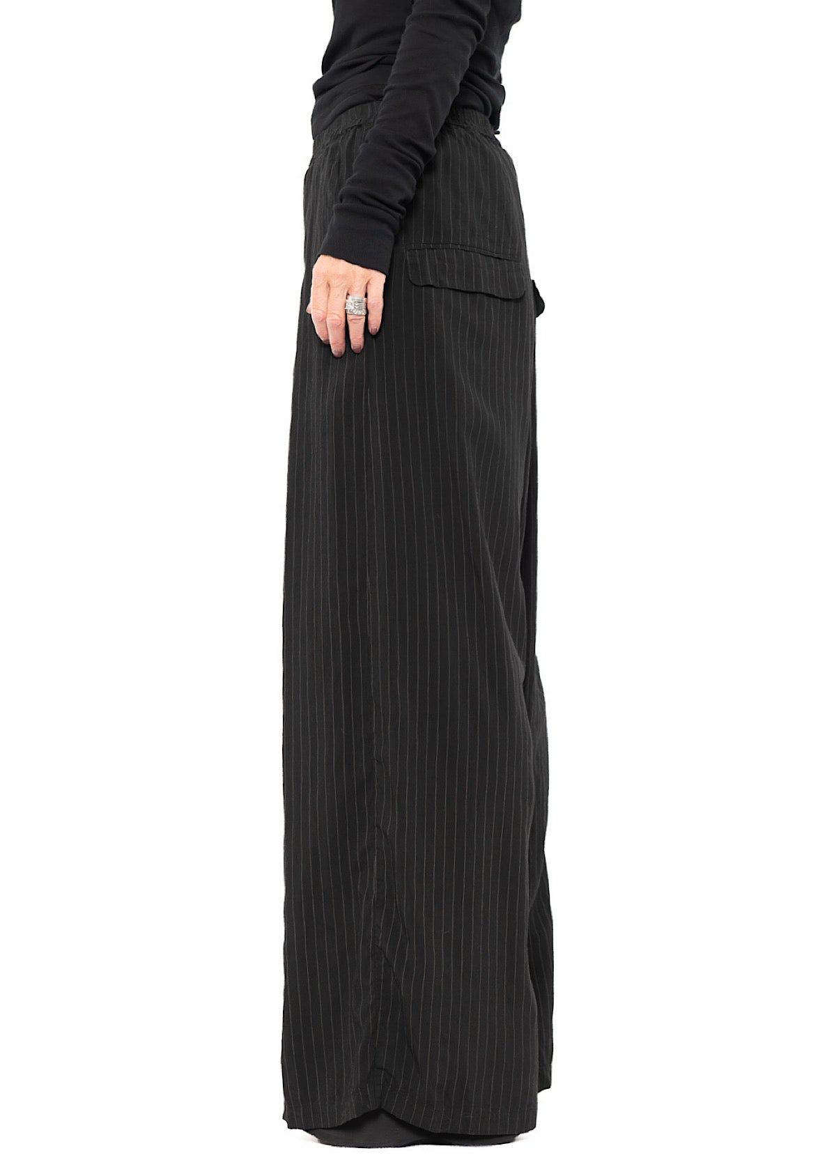 FLUID PINSTRIPE PALAZZO TROUSER