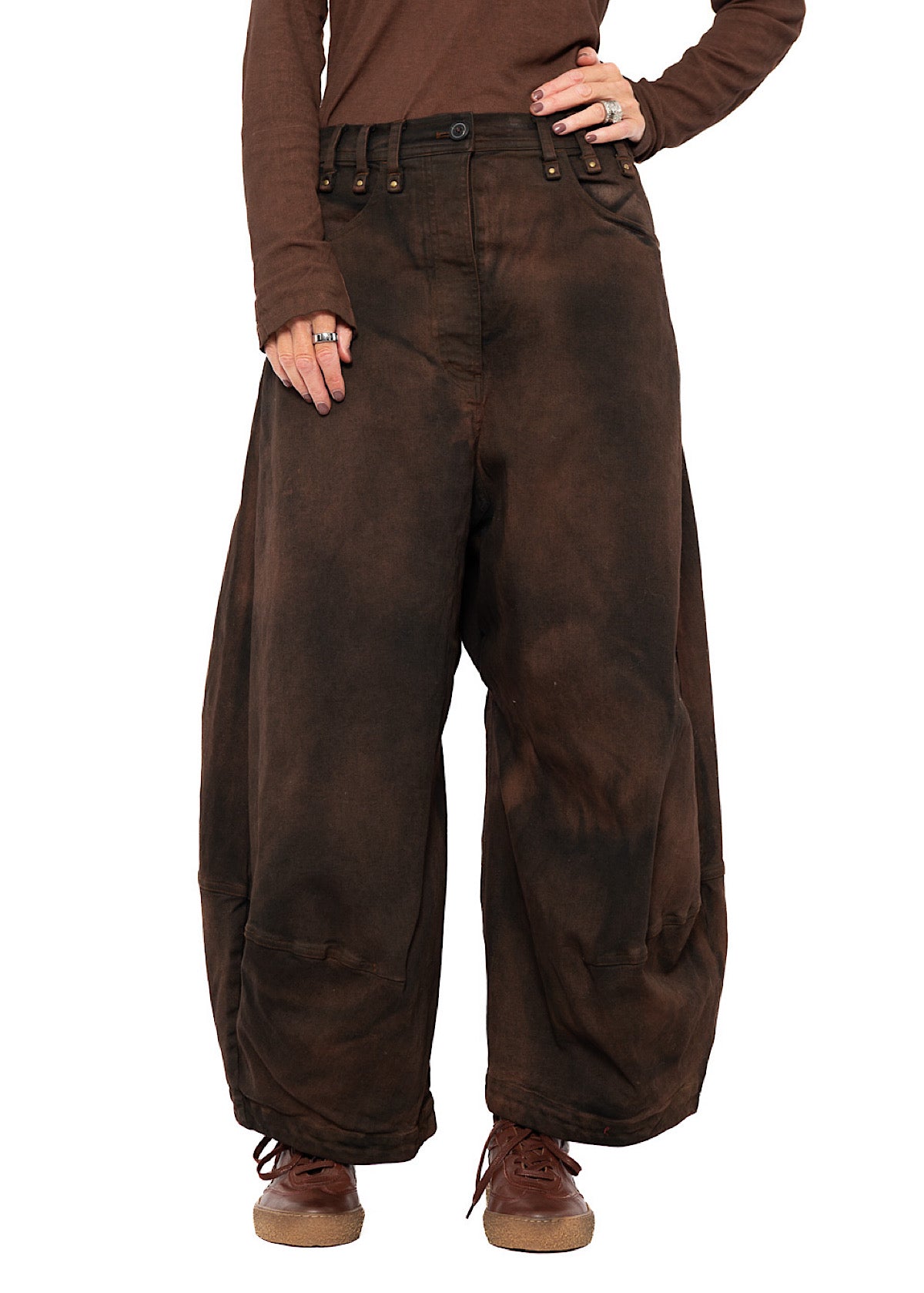 SIGNATURE BALLOON DENIM TROUSER
