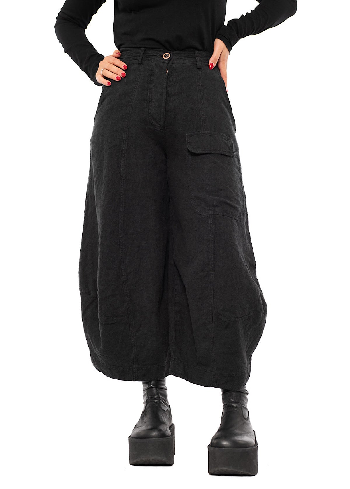 WINTER LINEN BALLOON TROUSER