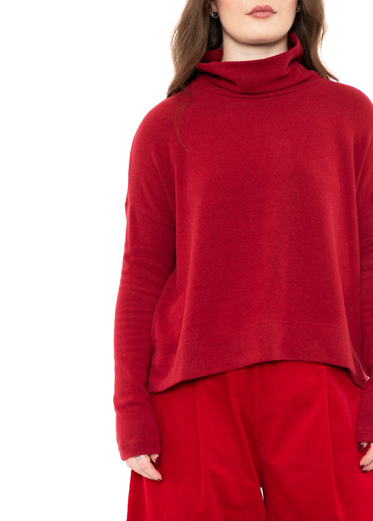 SIGNATURE COTTON-FLEECE MOYET PULLOVER