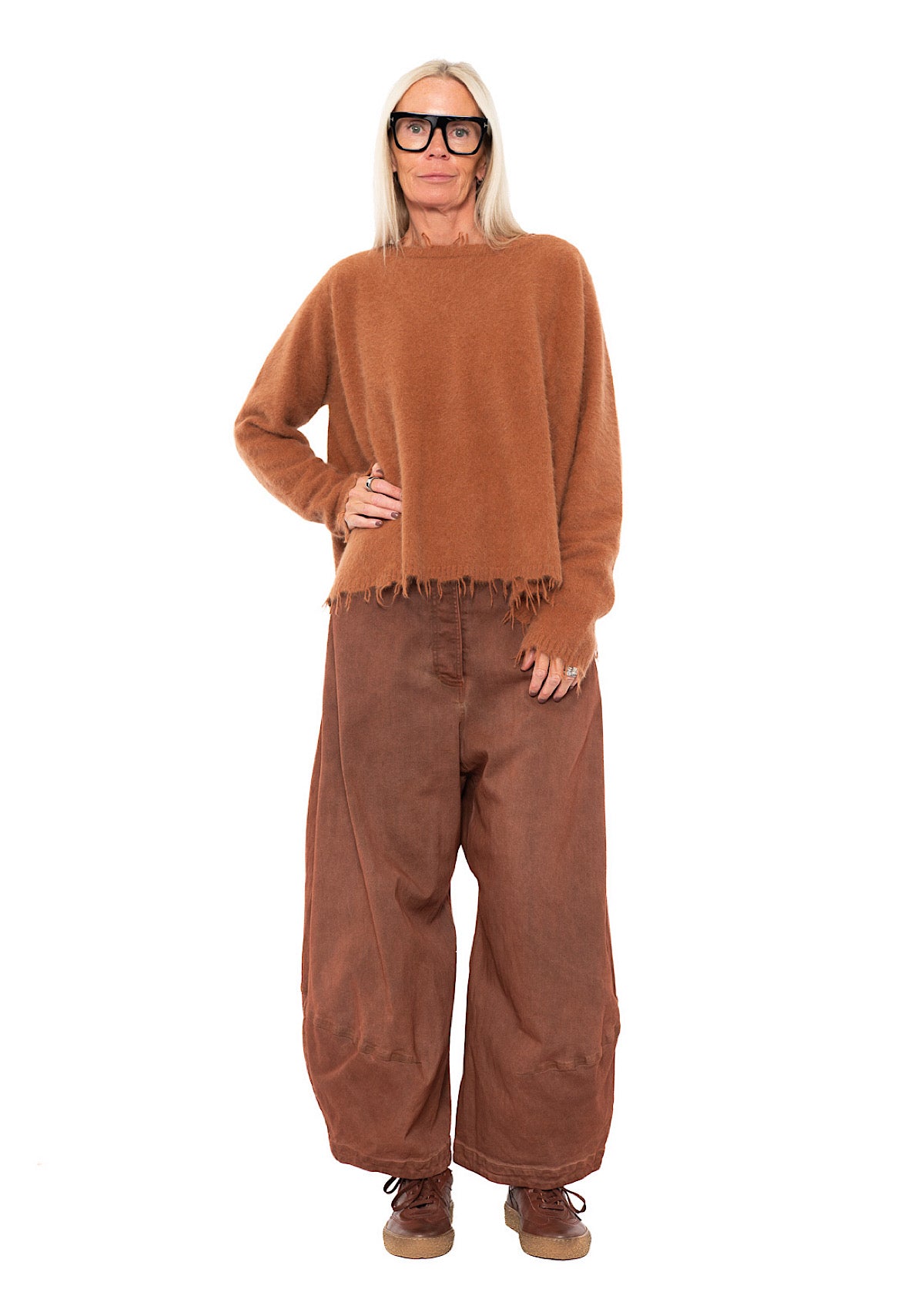 SIGNATURE BALLOON DENIM TROUSER