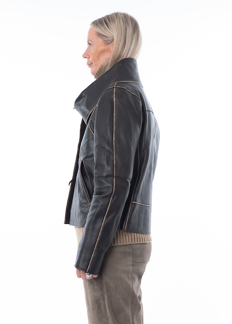 ANNETTE GÖRTZ BLIND LEATHER JACKET