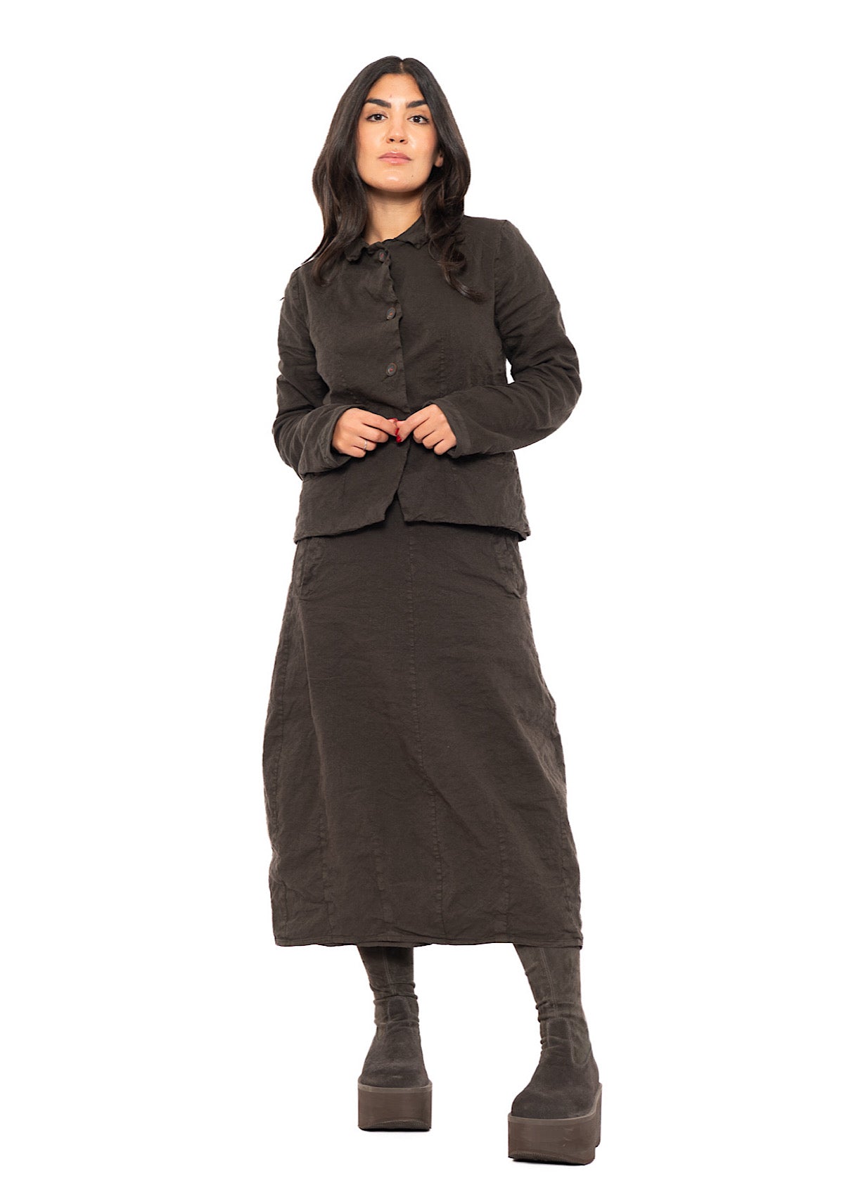 COTTON-TWILL JULIETTE SKIRT