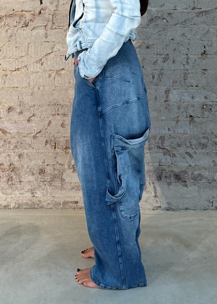 PRE-ORDER RUNDHOLZ MAINLINE TROUSER *INDIGO FADED* (Shown in INDIGO STONEWASH)