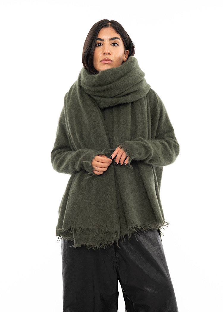 RUNDHOLZ DIP KNITTED SCARF