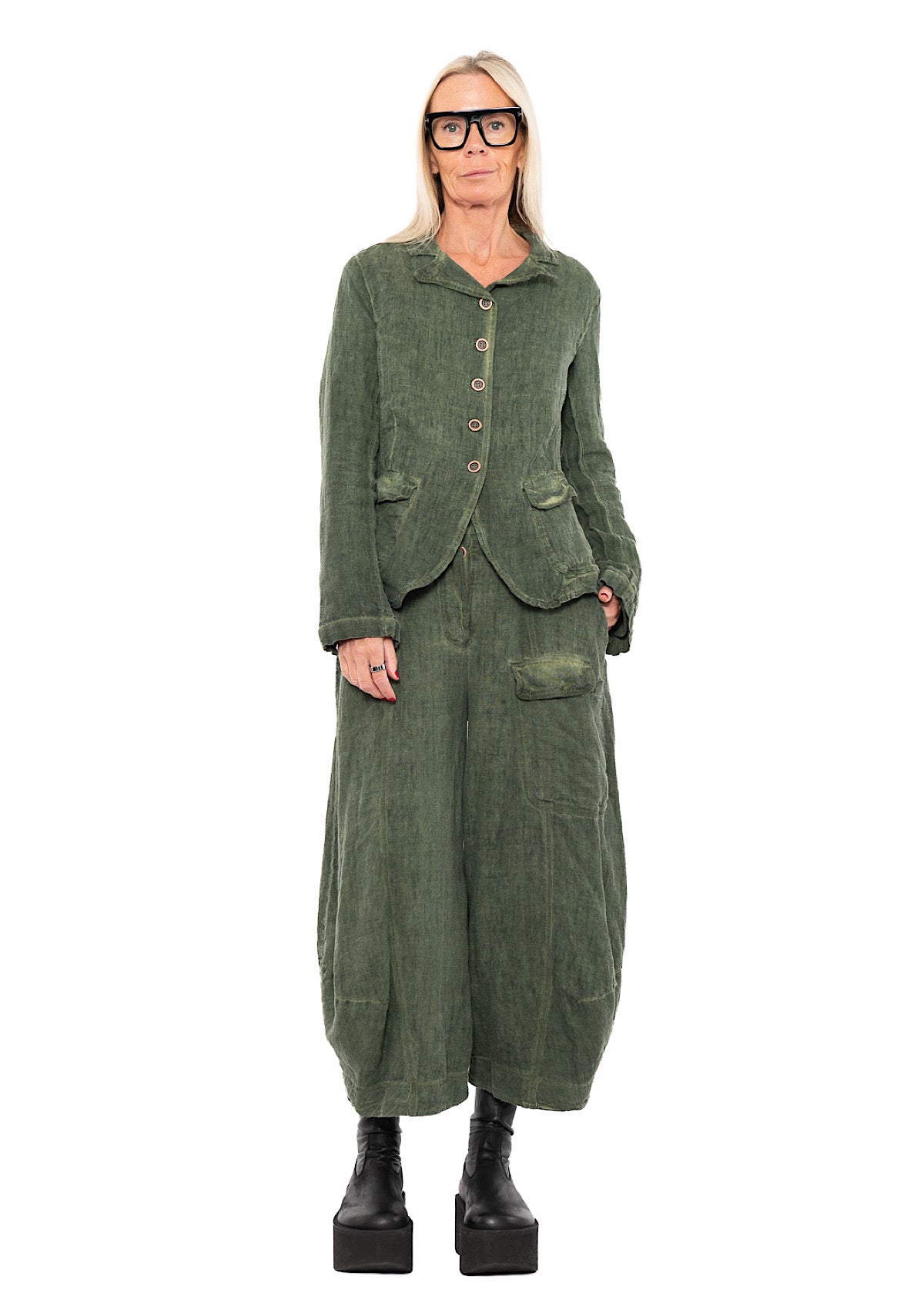 WINTER LINEN TAILORED JACKET