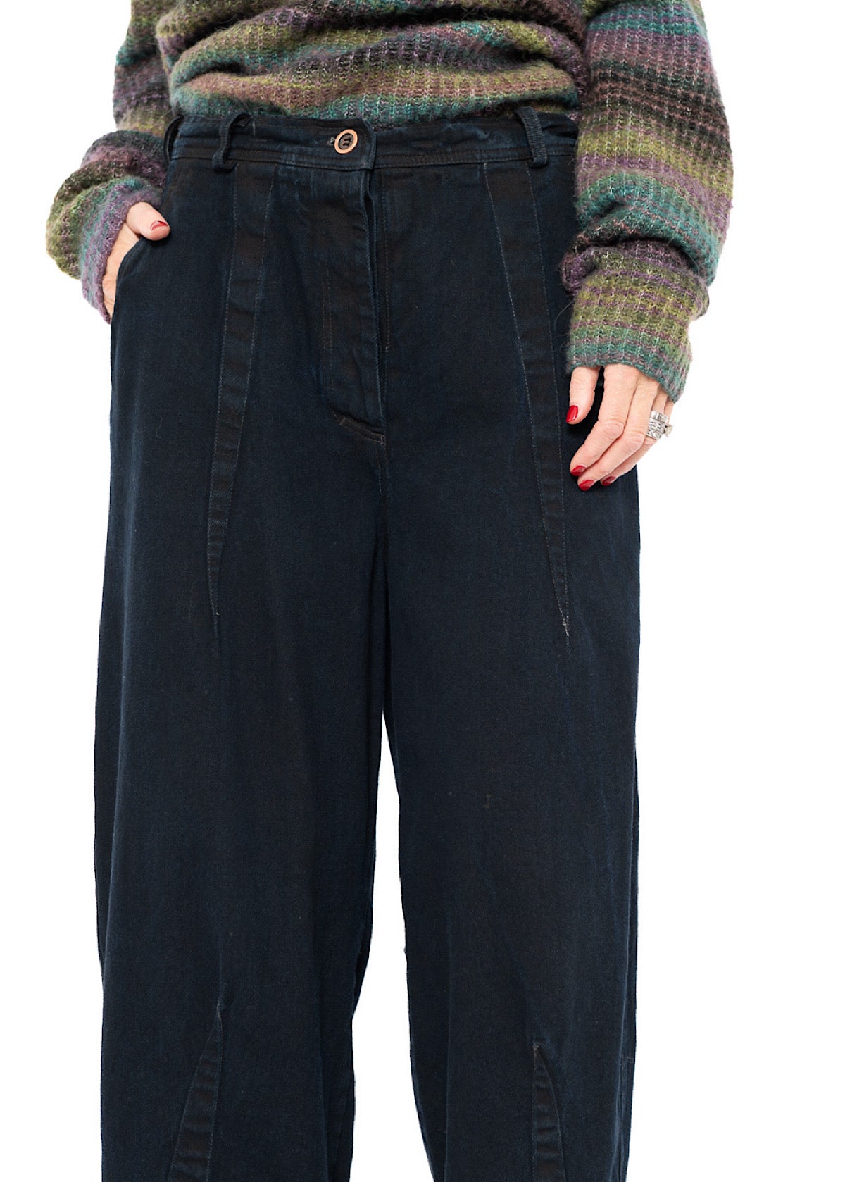 DENIM BALLOON TROUSER