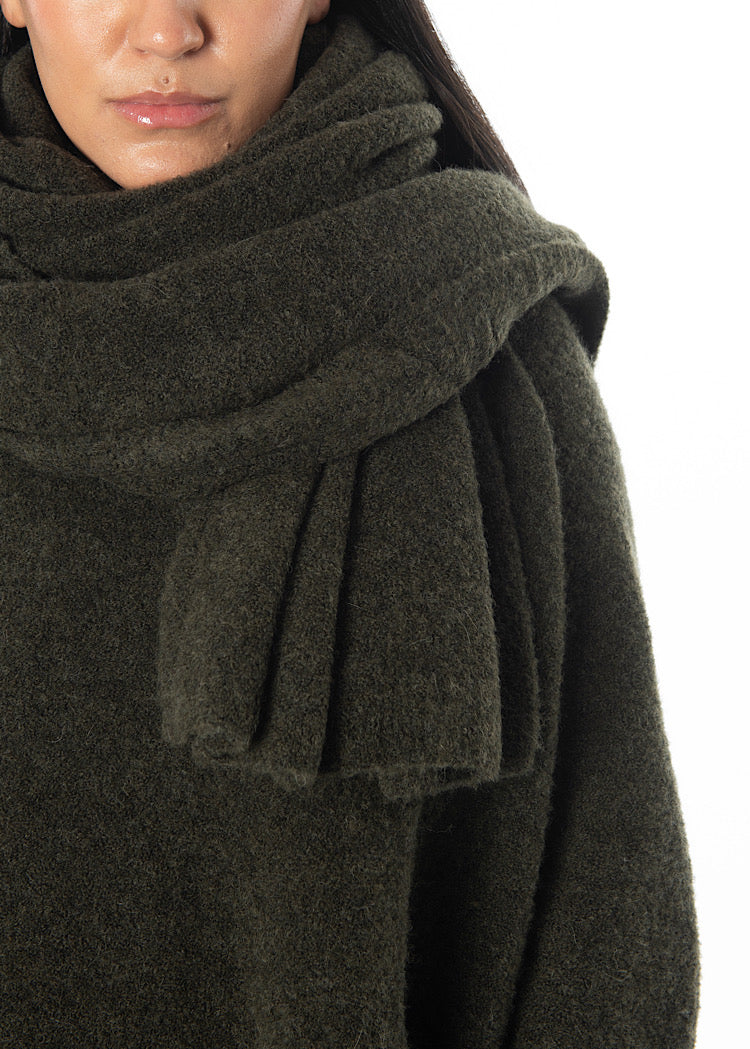 RUNDHOLZ BLACK LABEL KNITTED SCARF