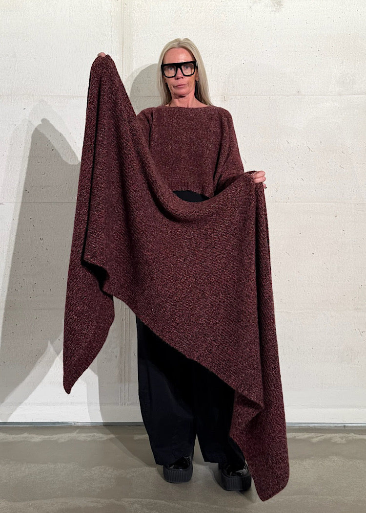 MÉLANGE KNITTED SCARF