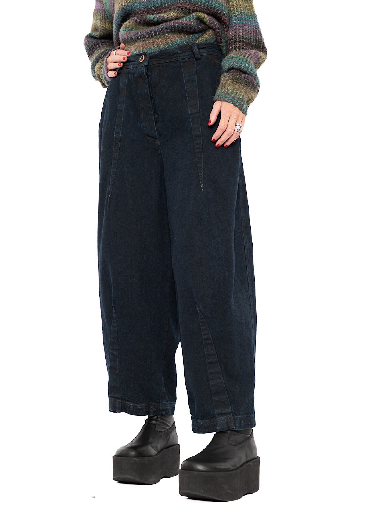 DENIM BALLOON TROUSER
