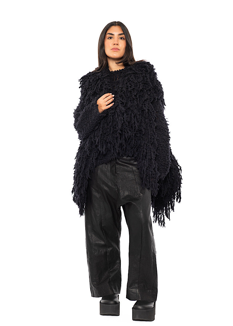 TEXTURED WOOL BLEND GILET