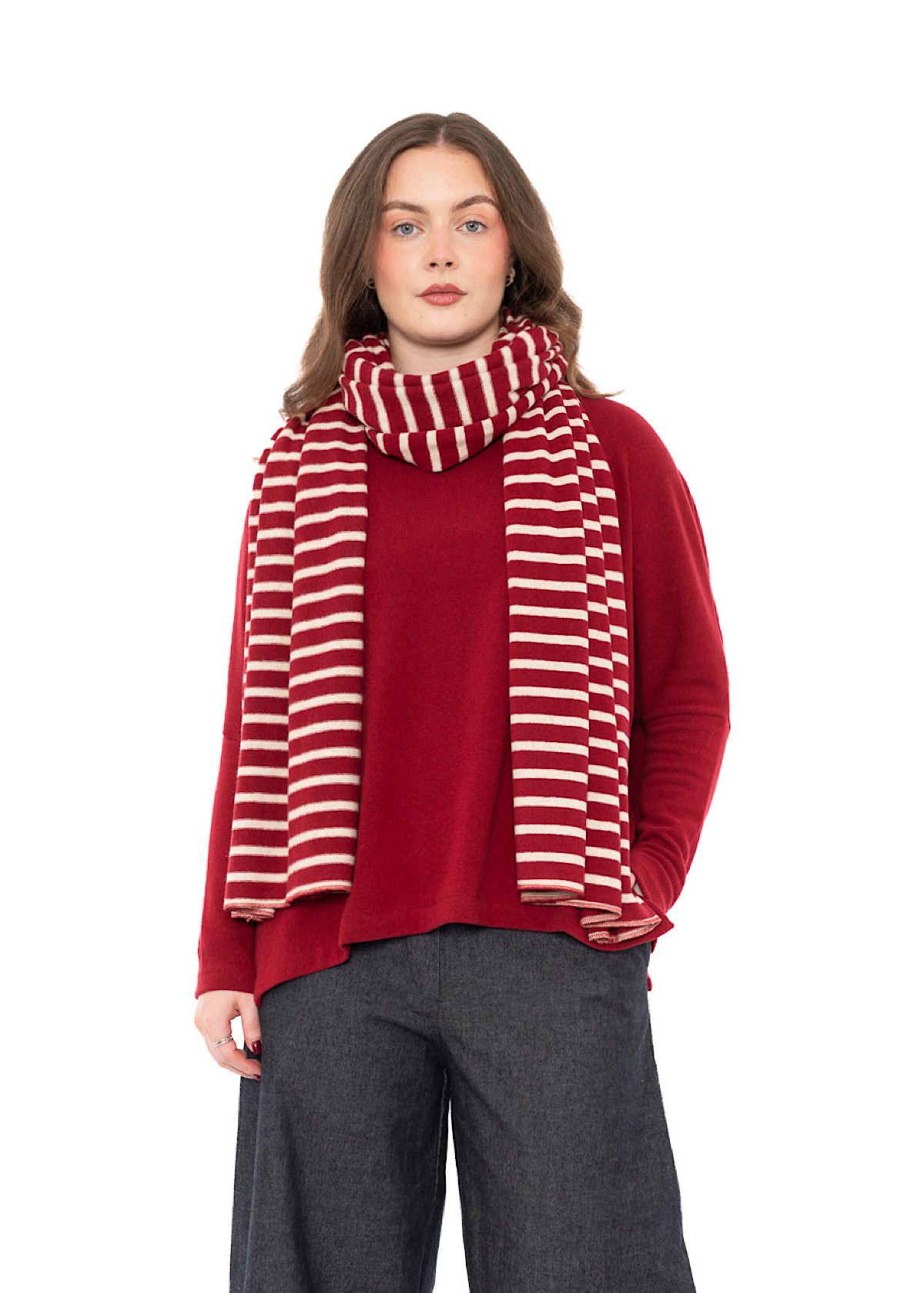 SIGNATURE STRIPED SEGOVIA SCARF