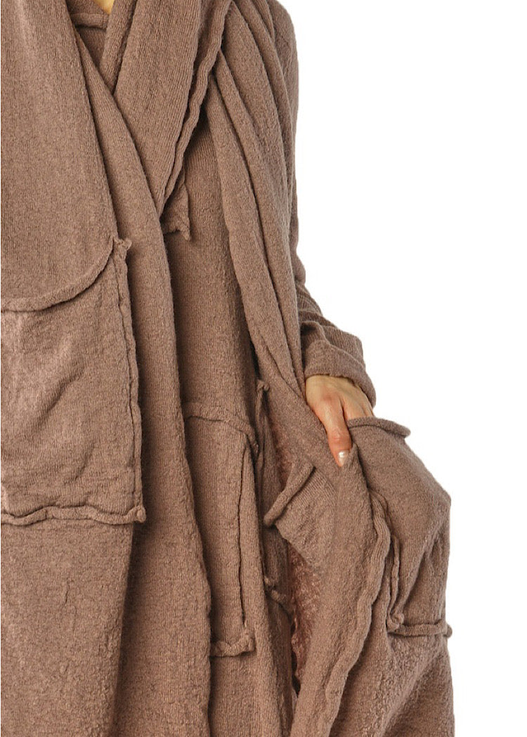 BOILED WOOL POCKET SCARF