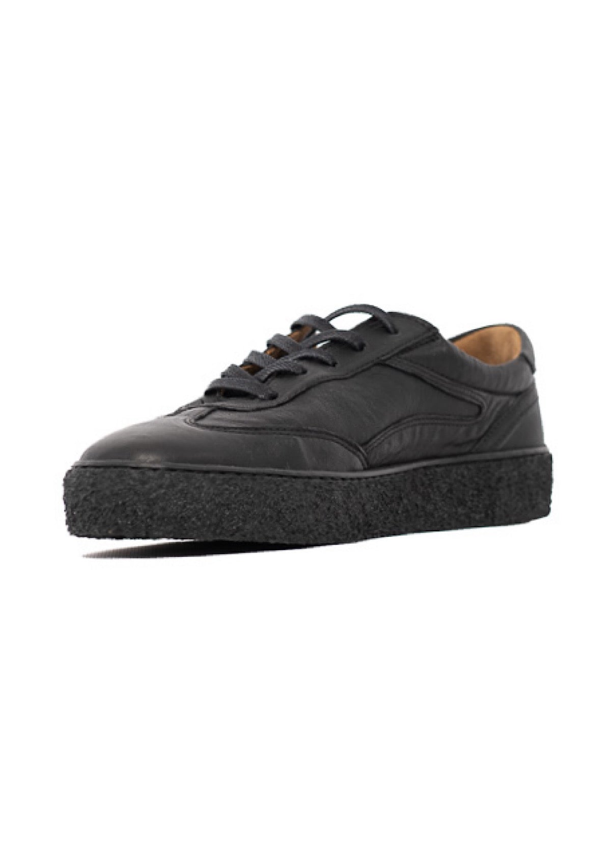 LEATHER LOW-TOP TRAINER