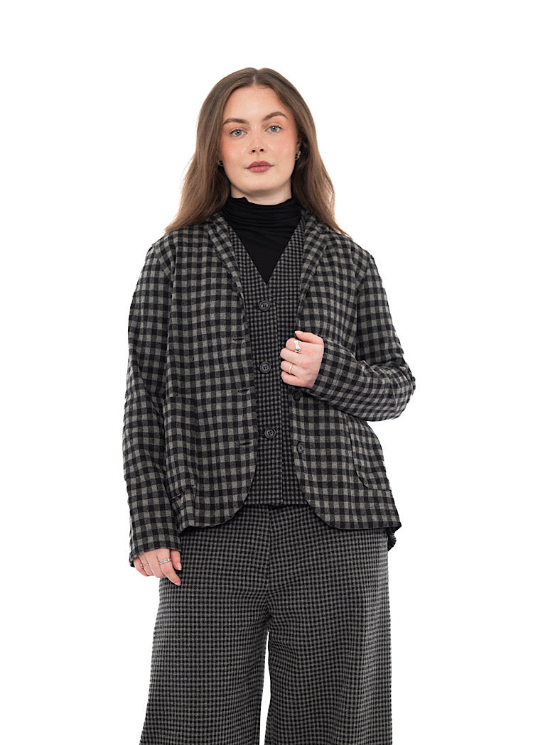 OVERSIZED CHECKED CIMONE JQ JACKET