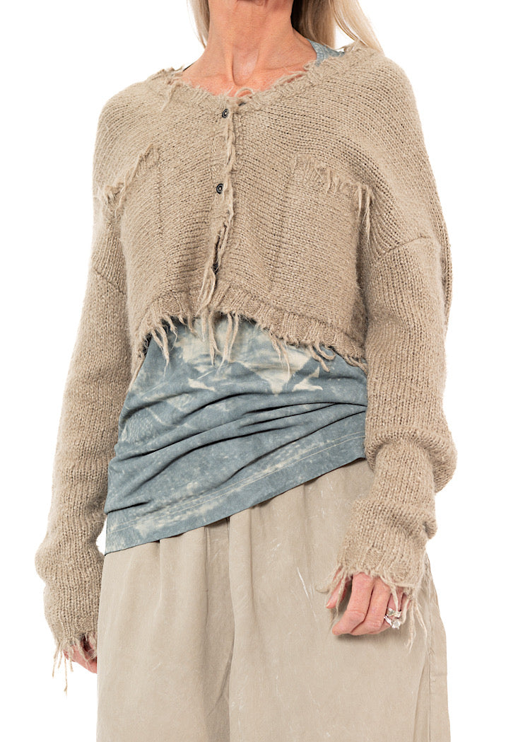 RUNDHOLZ DIP CARDIGAN