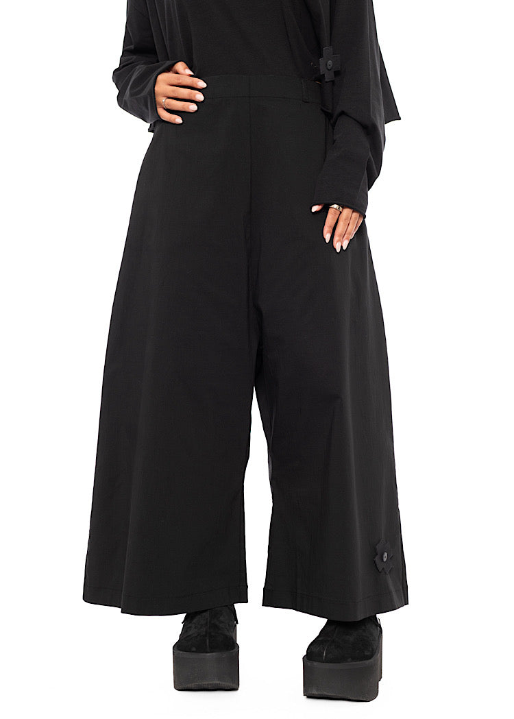 STRETCH WIDE LEG TROUSER